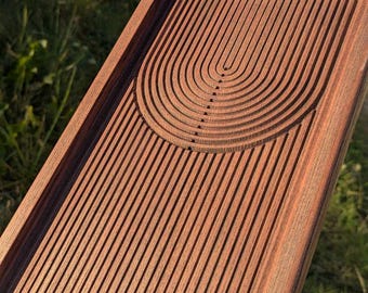 Ironwood tea table – Handmade solid wood tea tray for ceremony