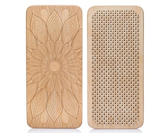 Sadhu board with copper nails, Wood nail board for yoga, Bed of nails, Gift for yogi, Spiked board for acupressure, Sadhu brett for feet