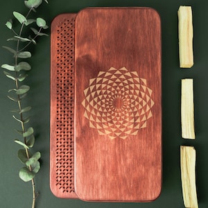 Handmade Sadhu Board: Copper Nail Board for Foot Massage, Yoga Gift + affirmations included