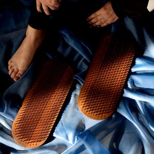 Sadhu Board Copper for Beginners | 8.10.15mm Spacing | Custom Nail Board Yoga Gift | Meditation Tool | Painted Wood Options
