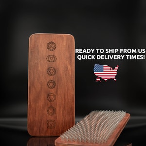 Sadhu nail board 8mm,10mm with chakras - US warehouse