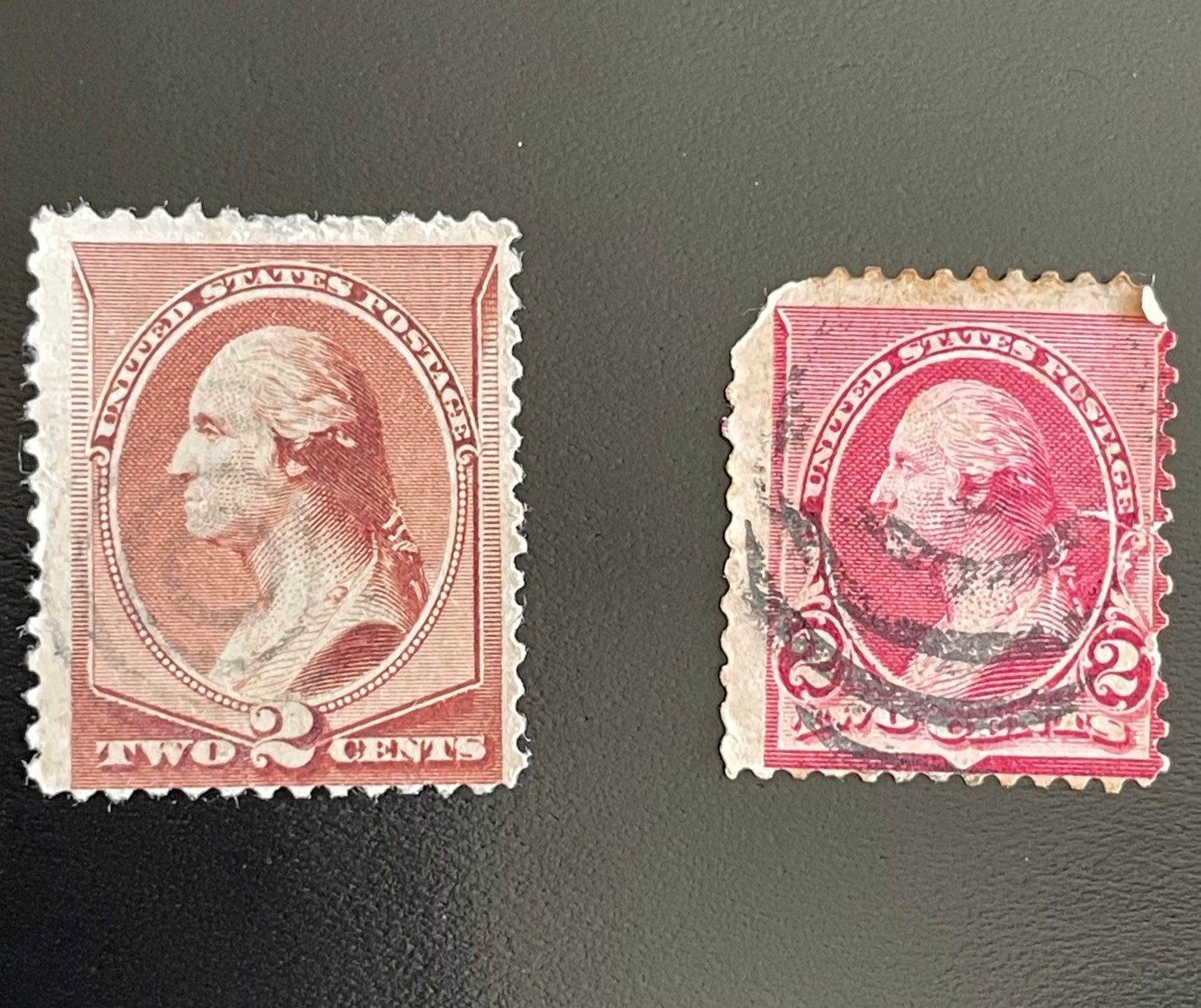 Two Rare Washington Stamps Etsy
