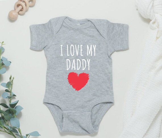 I Love My Daddy Bodysuit Cute Baby Clothes Sports Baby Gift Etsy I Love My Daddy Bodysuit Cute Baby Clothes Sports Baby Gift Etsy