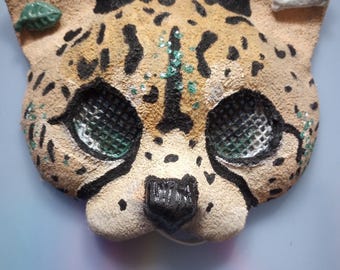 therian cheetah cat mask