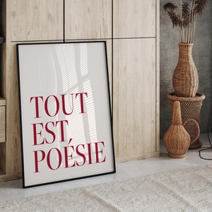 Franse woorden afdrukken zomer Franse kunst esthetische poster lichte academische stijl flirt Parijse slaapkamer decor Franse poëzie afdrukken Europese kunst