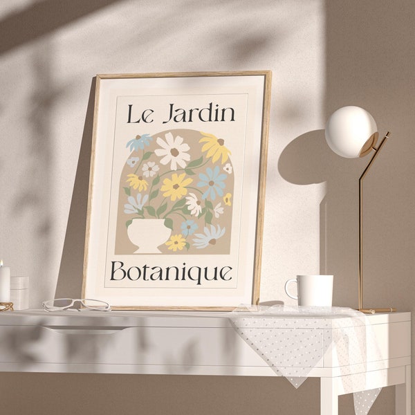 French Botanical Exhibition Poster Etsy