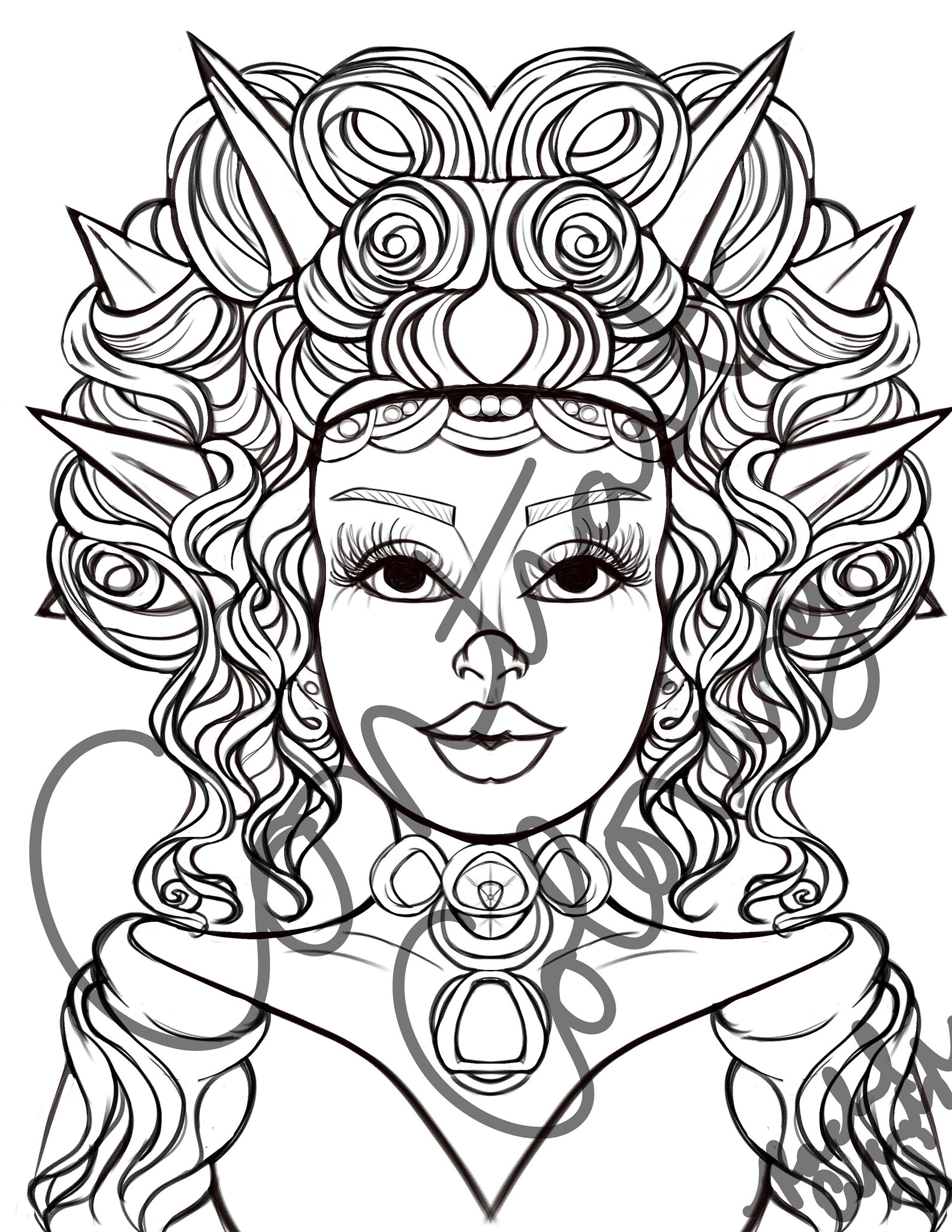 Star Child Lineart - Etsy