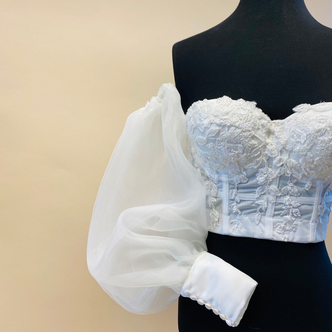 Detachable Wedding Sleeves With Cuffs Wedding Dress Sleeves Etsy