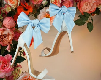 Wedding Shoe Clip - shoe Bows, something blue! Available in other colours too!