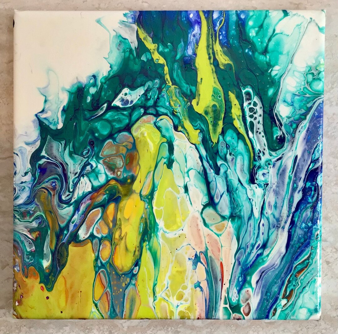 Elegant Original Vibrant Paintings Unique Artwork for Living Etsy