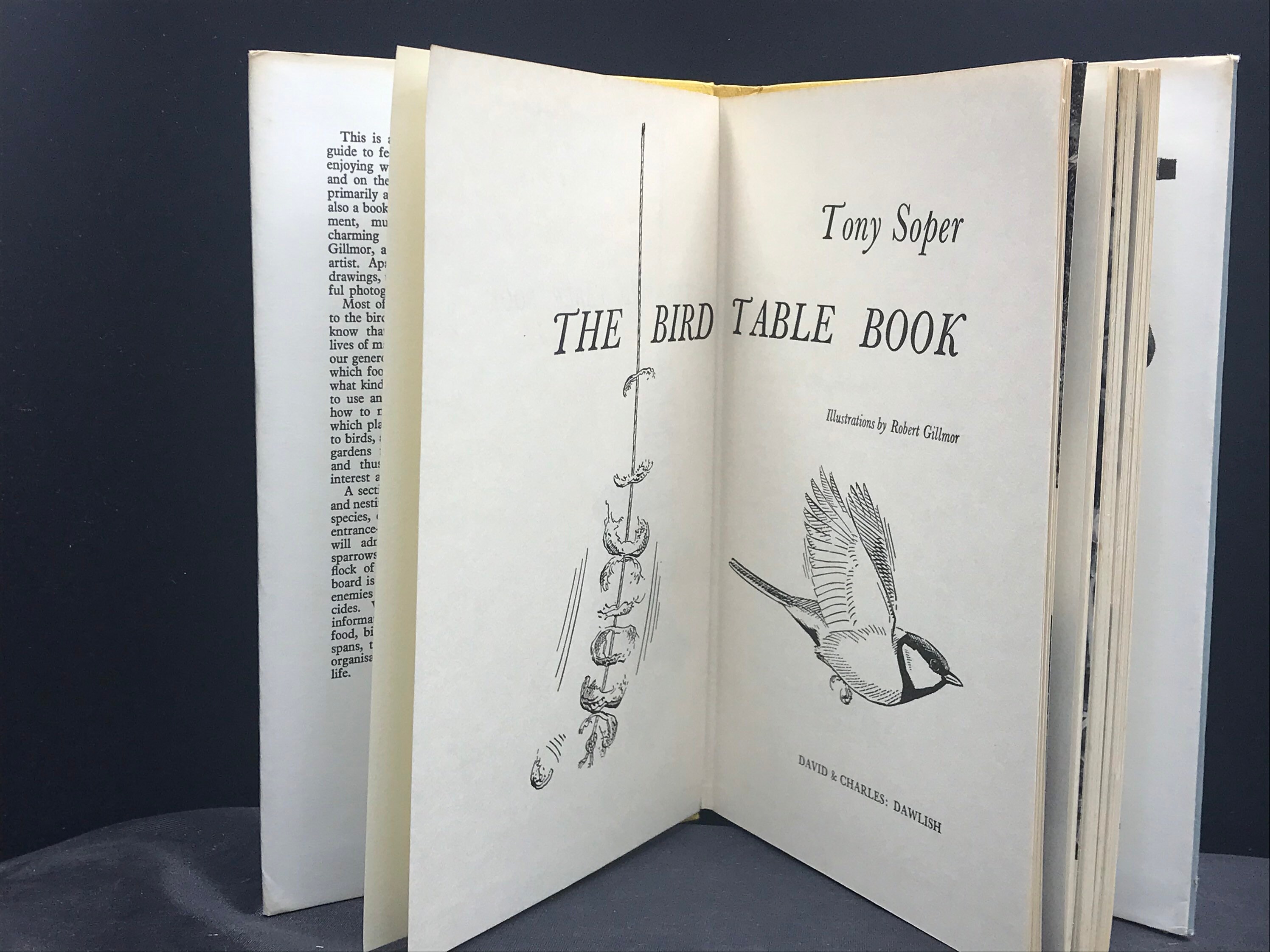The Bird Table Book de Tony Soper Una guía de comida y Etsy