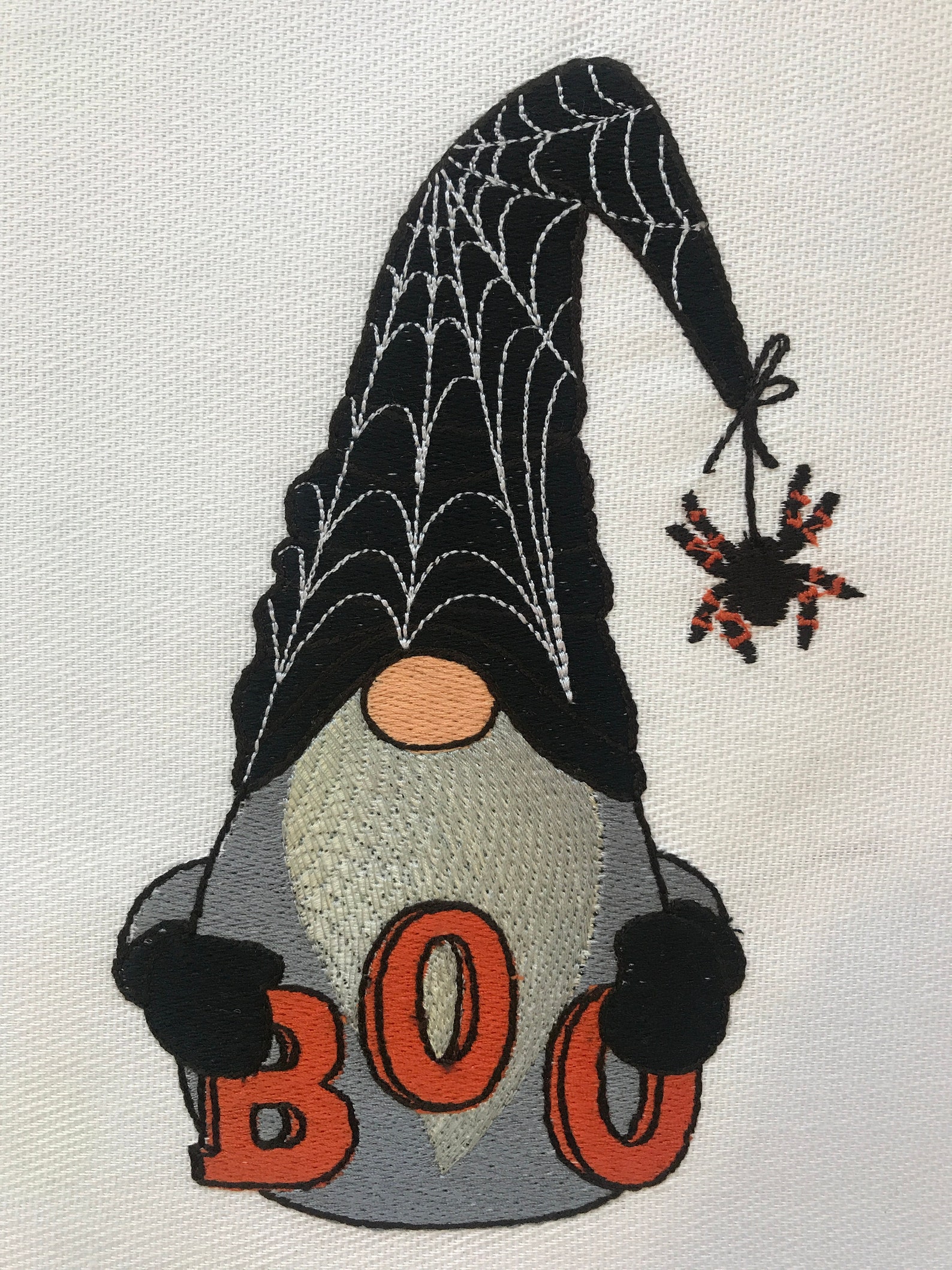 Halloween embroidery design/ Embroidery file/ Gnome embroidery Etsy