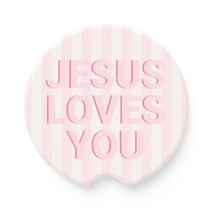 Religious Car Coaster, Christian Car Accessory, Faith Based Car Decor, Absorbent Soapstone Coaster, Teen Christian Gift, Birthday Gift Idea image 14