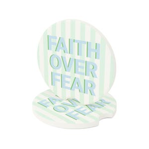 Religious Car Coaster, Christian Car Accessory, Faith Based Car Decor, Absorbent Soapstone Coaster, Teen Christian Gift, Birthday Gift Idea image 11