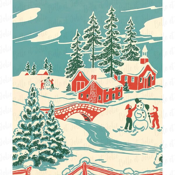 Retro Christmas Decor Etsy