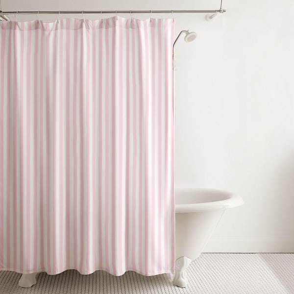 Coastal Striped Shower Curtain main image 1