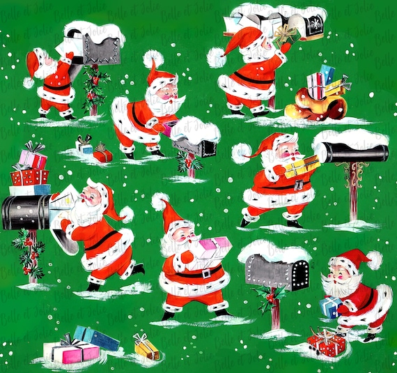 Pin by Miles Kimball on Christmas  Vintage christmas wrapping paper,  Wrapping paper christmas, Holiday gift card holders