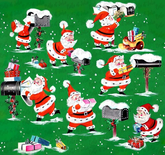 Printable Wrapping Paper Christmas Gift Wrap Holiday Digital - Etsy