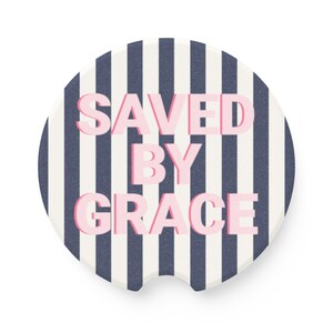 Religious Car Coaster, Christian Car Accessory, Faith Based Car Decor, Absorbent Soapstone Coaster, Teen Christian Gift, Birthday Gift Idea image 17