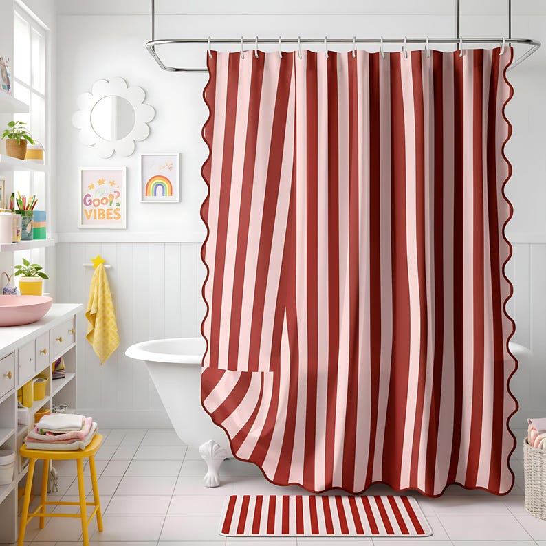 Striped Shower Curtain