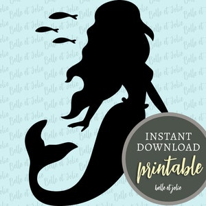 Mermaids Bundle SVG, Cute Mermaid Silhouettes SVG, Cricut Mermaid ...