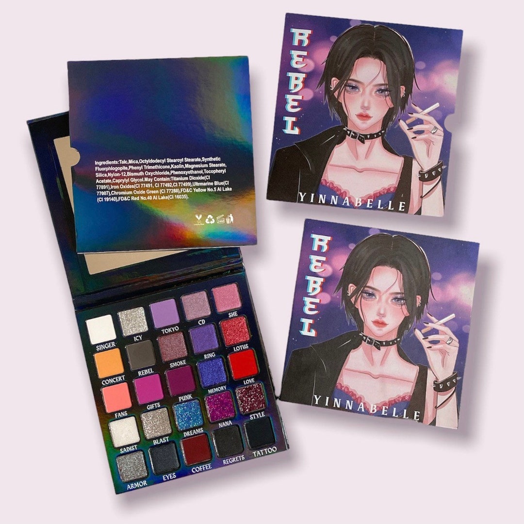 ナナ レベル 25 色アイシャドウ パレット、ゴシック メイク