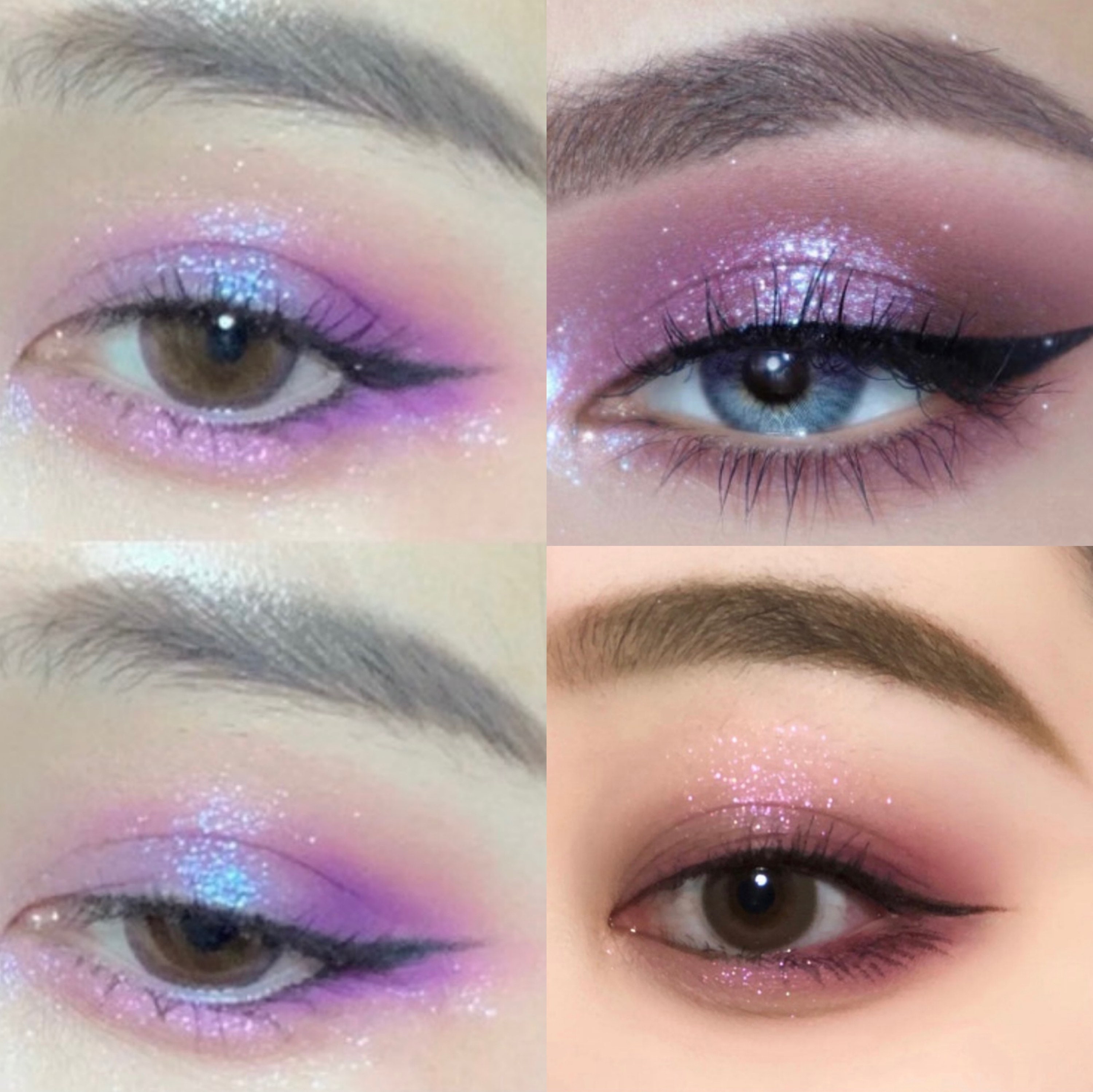 NANA Osaki Inspired Eyeshadow Palette, Gothic Makeup, Smokey Eyeshadow, 16  Shades Eyeshadow, Punk Makeup, Emo Girl, Egirl Makeup 