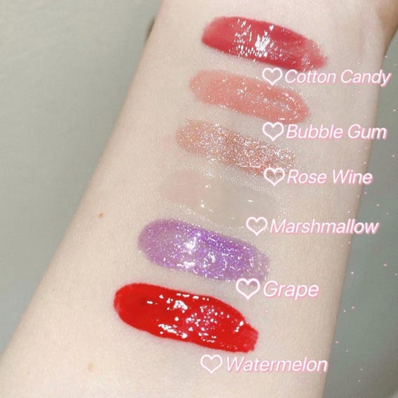 Jelly lipgloss waterproof vegan lip tints