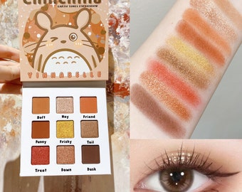 Chinchilla brown eyeshadow, natural shades kawaii eyeshadow palette