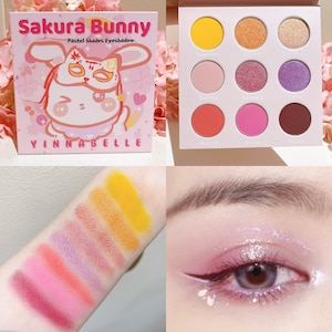 Sakura Bunny kawaii Pastel cherry blossom eyeshadow palette