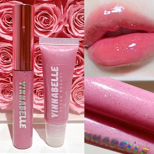 Purple wonderland lipgloss, lip topper handmade, passion fruit scented vegan lipgloss topper, mirror glass lipgloss squeeze tube