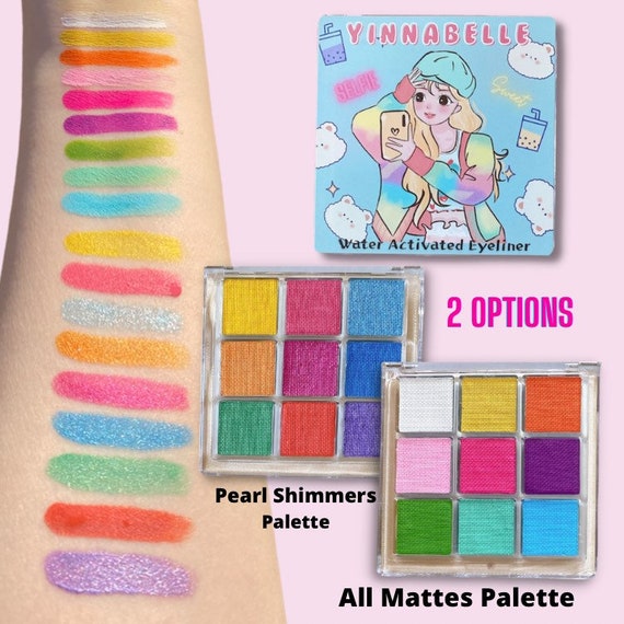 Selfie Girl Water Activated Eyeliner Palettes, Body Paint 