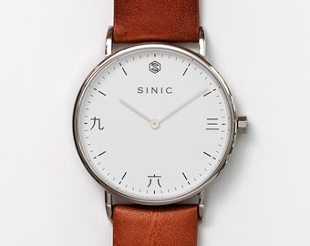 SINIC Watch | Men | Women | Unisex | Sapphire Chrystal | Stainless steel | Leather | Water Resistant | 2 Year Warranty | 32/38mm | Chinese