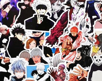 jujutsu kaisen sticker etsy