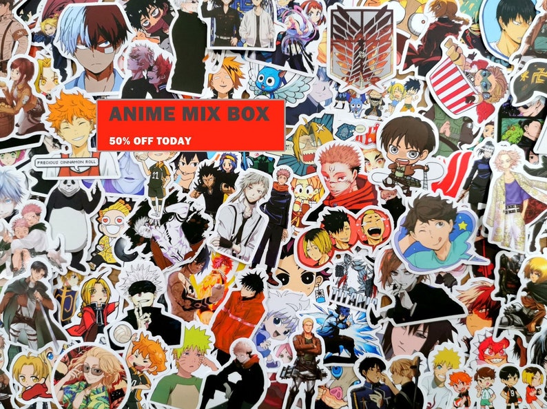 ANIME MIX stickers PACK 5-500pcs 