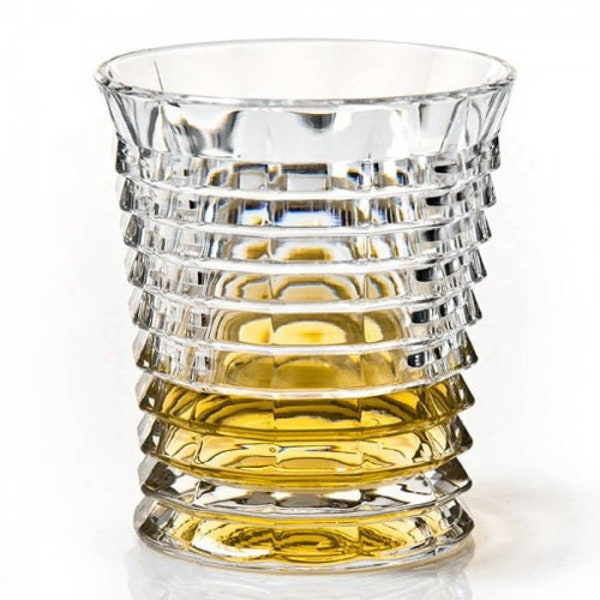 Whiskey glasses BLADE 6 pcs.Verres à whisky. Dinning table set.Crystal waterford.Cadeau personnalisé