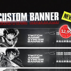 Dark Anime Twitch Banner
