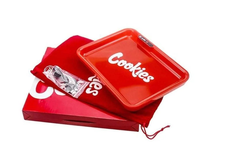 Cookies X Glowtray Cookies LED Glow Rolling Trayrolling Etsy