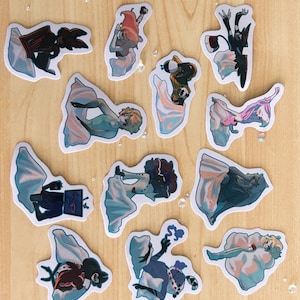 Sleepy Hazbin Stickers