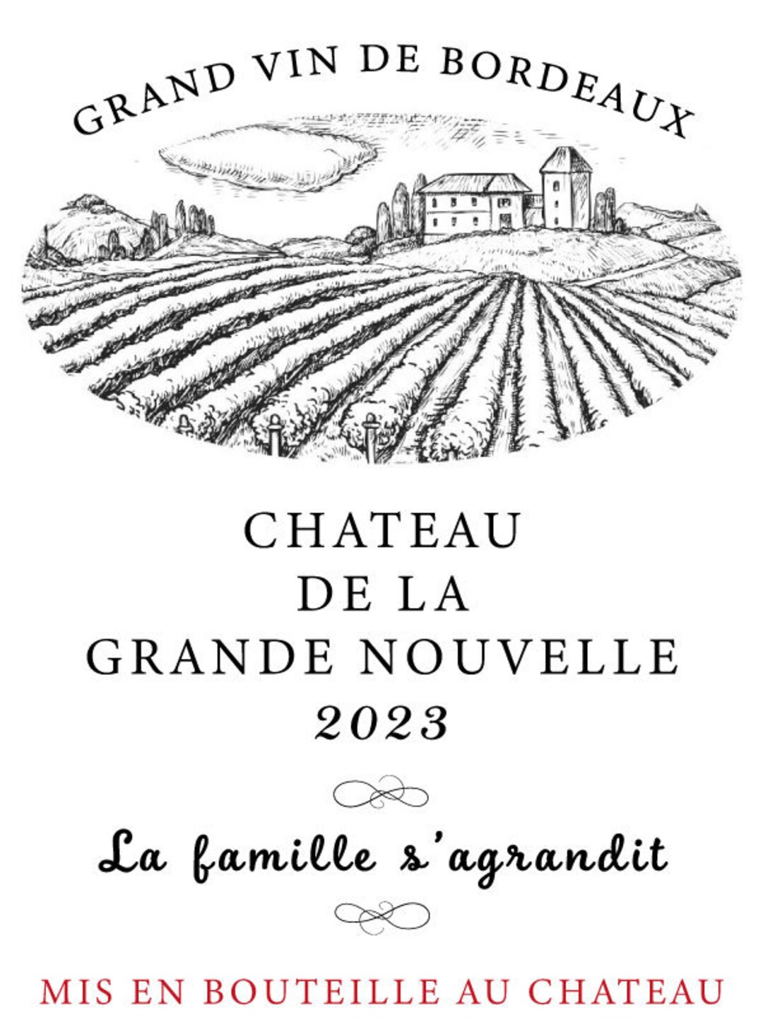 Pregnancy Announcement Français / English / Italiano Wine Etsy UK