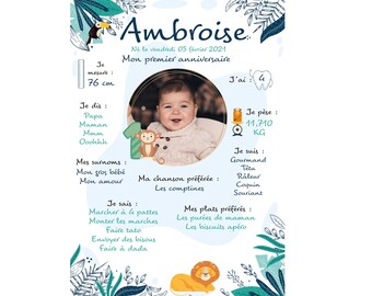 Affiche Anniversaire Etsy France