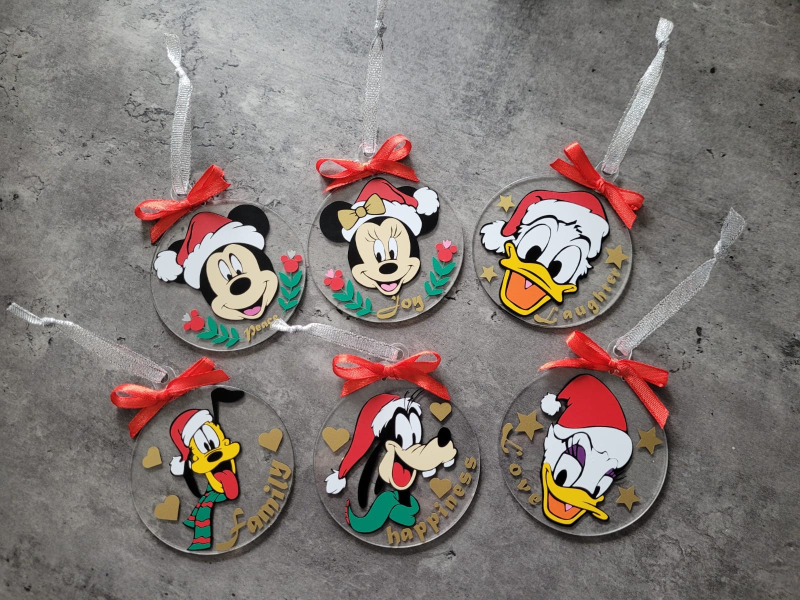 Mickey Mouse Party Decorations Minnie Mouse Happy Birthday Mickey Mouse  Ornaments Mickey Mouse Nursery Wall Decor Handmade Hanging Bauble