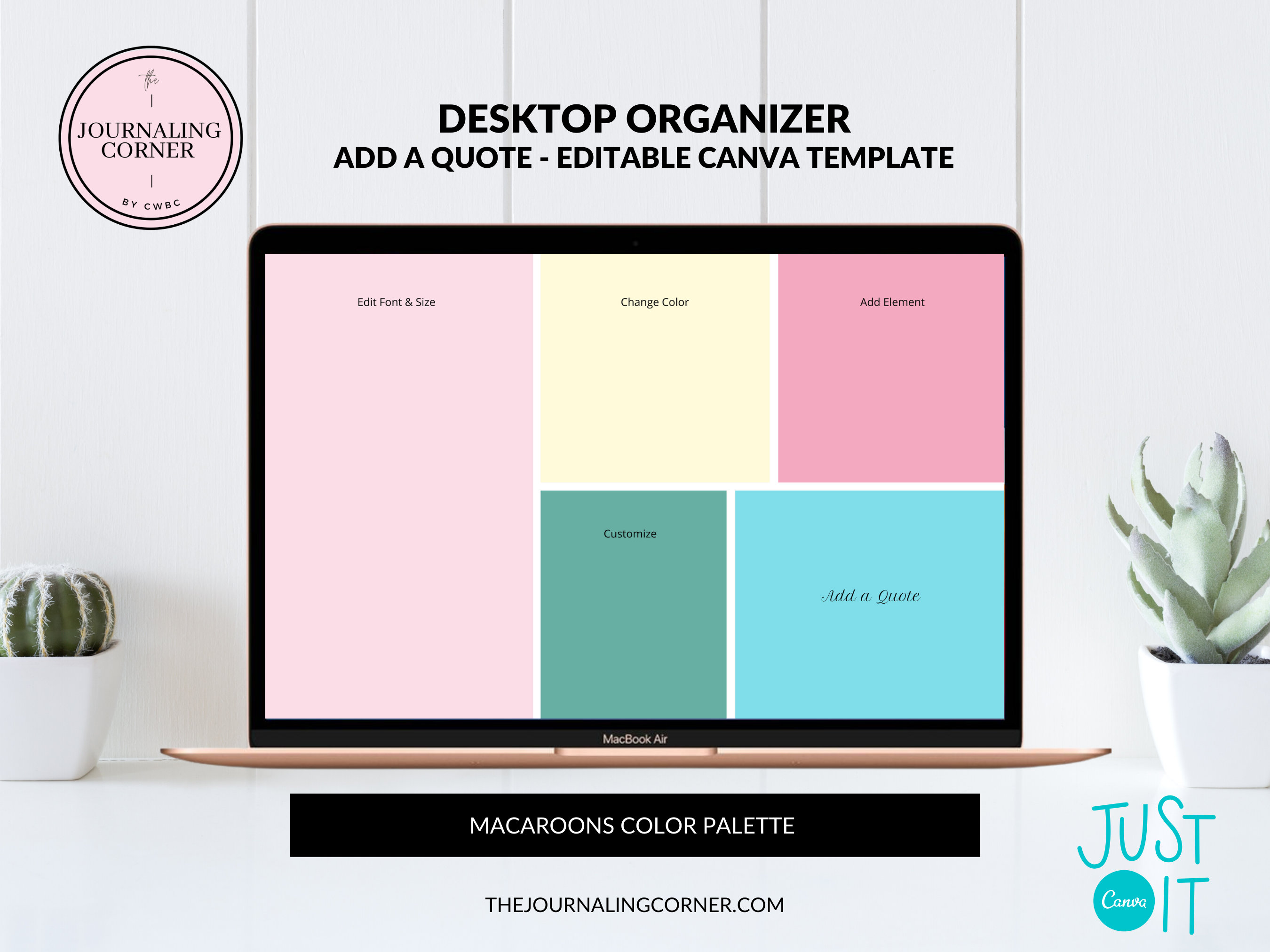 Editable Desktop Background Organizer