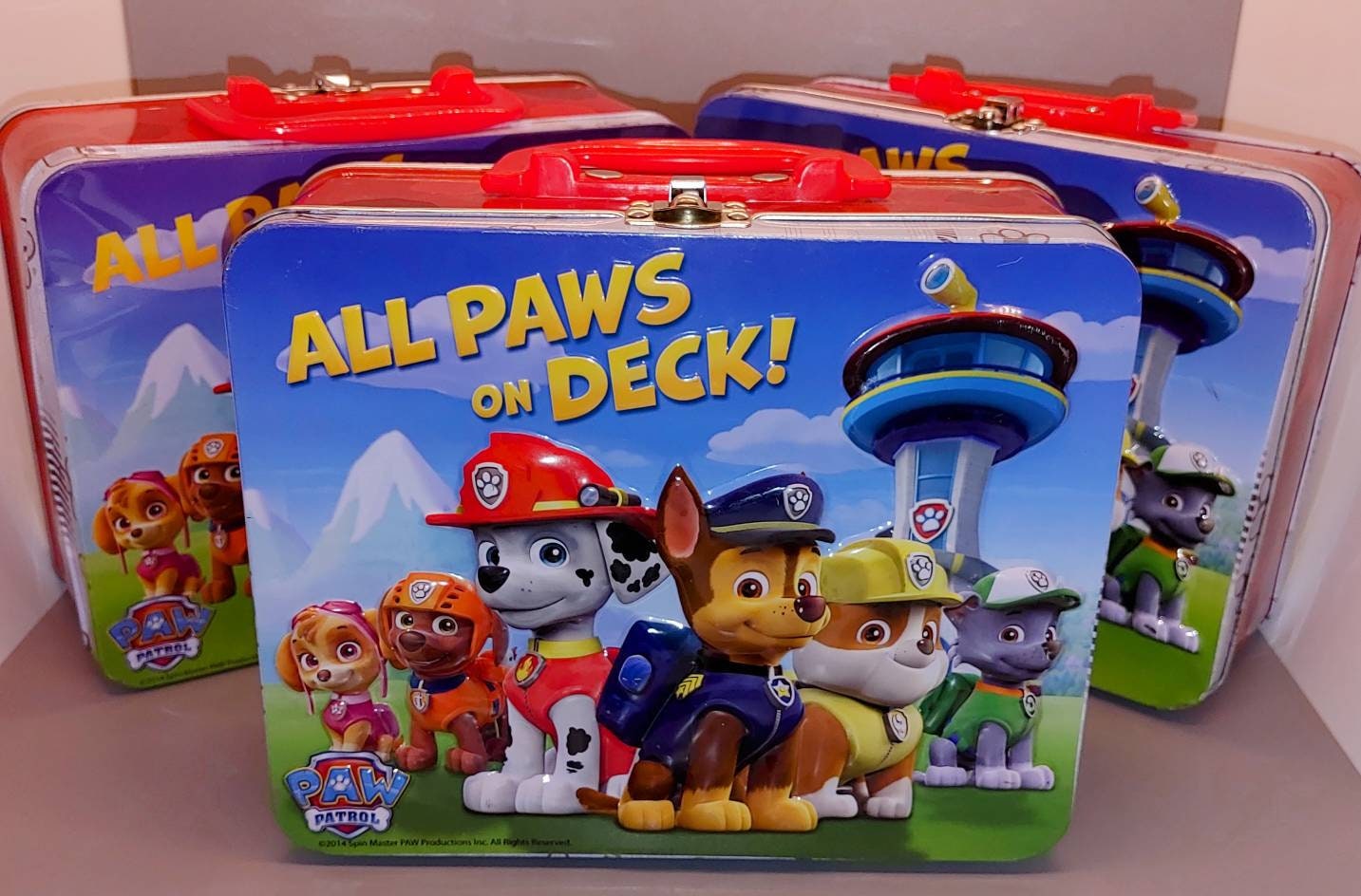 Paw Patrol Metal Embossed Lunch Box