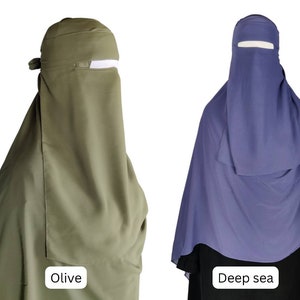 Single layer Niqab no pinch style (super breathable)