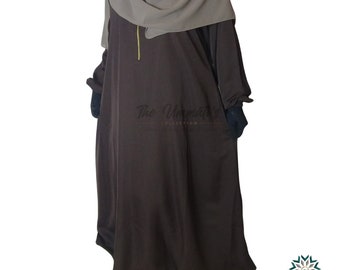 Abaya Amal- (Dark Brown)