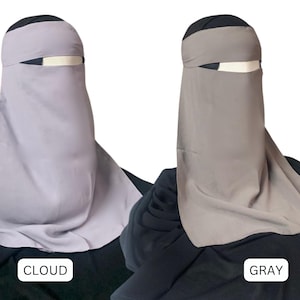 Long Single layer Niqab (super breathable)