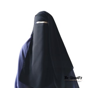 Long Two layer Niqab (super breathable)