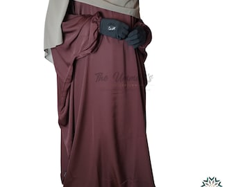 Premium Bisht Abaya (Burgundy)