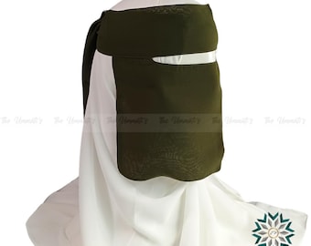 Short Single layer Niqab (super breathable)
